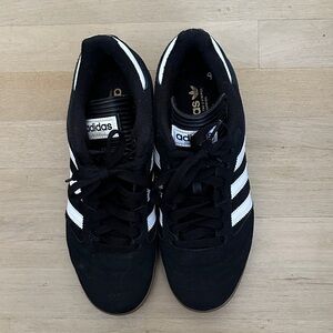 Adidas Classic Black and White Trainers